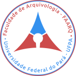 Logotipo da Faculdade de Arquivologia da Universidade Federal do Pará, 1080 pixels de altura, 1080 pixels de largura, fundo branco e 300 pontos por polegada.